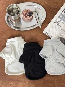 1PC ABC Letter Pet T-Shirt & Hoodie, Casual Fashion Pet Clothes For Small/Medium Dogs And Cats - Multicolor - View 9