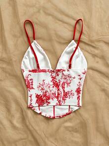 Soleia Women's Vacation Casual Floral Print Camisole - Multicolor - View 2