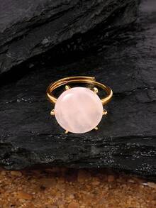 Opalesca 1 chiếc nhẫn pha lê tự nhiên (vân pha lê ngẫu nhiên), Trang phục, Phong cách cổ điển, Đính hạt, Phụ kiện cưới/cô dâu, Phong cách cổ tích/tiên nữ, Ngọc trai, Dành cho mẹ/phụ nữ/bé gái/người mẹ, Thanh lịch, Cao cấp, Sang trọng, Đính hạt pha lê, Phụ kiện cưới/cô dâu, Phong cách cổ tích/tiên nữ, Ngọc trai, Dành cho mẹ/phụ nữ/bé gái/người mẹ, Thanh lịch, Cao cấp, Hoa, Pha lê, Vàng, Lễ Phục sinh, Du lịch/Bãi biển/Kỳ nghỉ, Phong cách Boho - Vàng - Xem 7