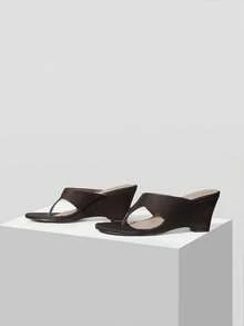 Mnmlis Women's Wedge Sandals - Brown - View 3