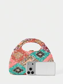 SHECARRY Ladies' Banquet Bag, Ladies' Hand-Held Bag, Ladies' Handbag - color - View 3