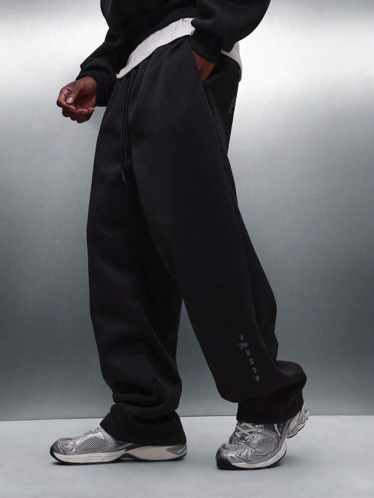 PLAYBOY X SUMWON Loose Fit Wide Leg Sweatpants With Print