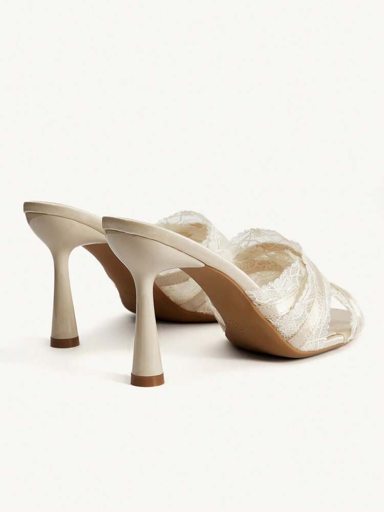 CUCCOO CHICEST Women Heeled Sandals Wedding Shoes Summer Shoes Bride Shoes