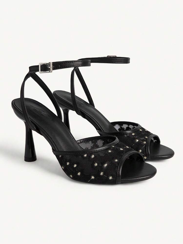 CUCCOO CHICEST Women Heeled Sandals Wedding Shoes Spring Shoes Bride Shoes