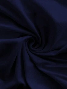 Aloruh Women's Casual Elegant Off-Shoulder Fitted Long Sleeve T-Shirt Spring - Navy Blue - View 7