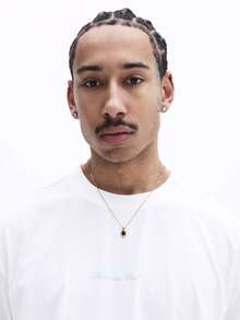 SUMWON 男士宽松圆领短袖印花T恤，饰有马里布太平洋海岸图案，夏季休闲纯棉T恤 - 白色 - 查看 6