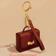 创意混搭包包挂饰 - 6 款不同风格的钥匙扣套装，可用于装饰您的钱包和背包 - 彩色 - 查看 10