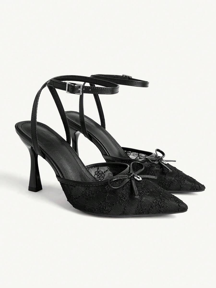 CUCCOO CHICEST Women Heeled Sandals - Black - View 1