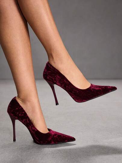 CUCCOO SZL Women's Classic Pointed Toe Stiletto High Heel Pumps, Suitable For Commuting, Dating, Parties, Weddings And Other Occasions For Christmas