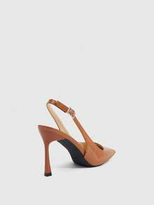 CUCCOO SZL Women's High-Heeled Single Shoe Water Table - Brown - View 3