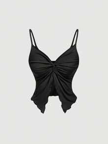 SHEIN MOD 3pcs Women's Twist Design Fashion Camisole - Multicolor - View 7