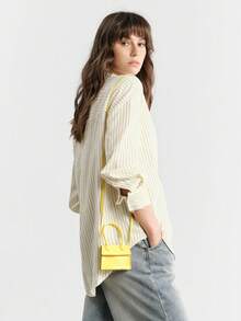 SHECARRY Bolso de mano con asa superior mini - Amarillo - Ver 8