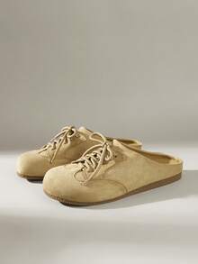 Solecia Women's Casual Versatile Commute Simple Flats - Khaki - View 2