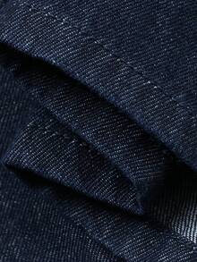 DAZY Tween Girls V-Neck Denim Vest & Denim Skirt 2-Piece Set, Fall - Blue - View 7