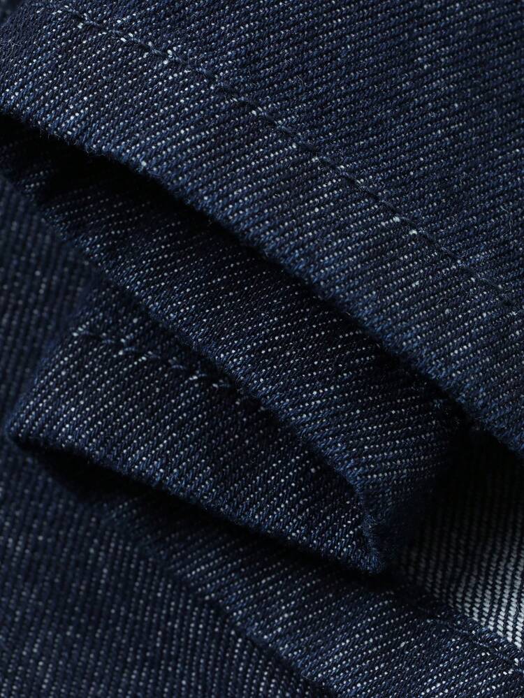 Tween Girls V-Neck Denim Vest & Denim Skirt 2-Piece Set, Fall Summer