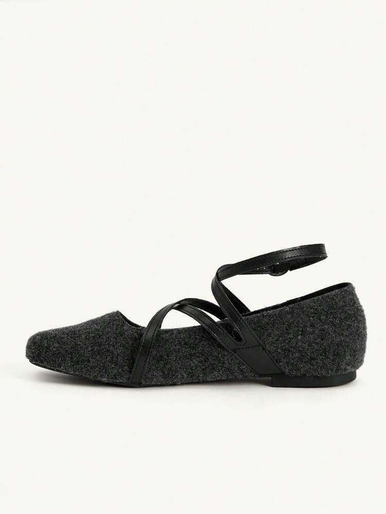 CUCCOO CHICEST Women's Furry Casual Slip-On Shoes For Autumn/Winter Wedding Shoes Spring Shoes Bride Shoes