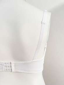 PetitDoll Plus Size Lace Underwire Bra Wedding - White - View 9
