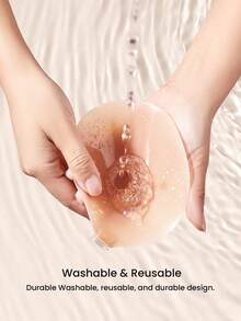 LUVLETTE 无背带聚拢隐形硅胶粘性文胸 - 超薄古铜色乳贴 - 銅色 - 查看 7