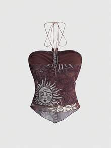 ROMWE Hippie Women Tank Tops & Camis - Multicolor - View 2