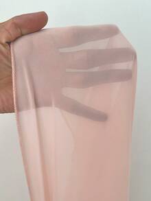 Viva Relle Plus Size Women's Baby Pink Chiffon Cape Dress,Elegant Flowing Long Ruffle Dress For Summer Wedding Ninang - Pink - View 6