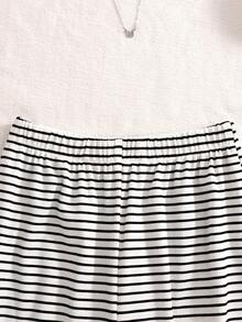 Sparklyn 女童休闲时尚吊带背心，柔软舒适，夏季百搭设计，适合度假、旅行、上学、日常穿着 - 黑與白 - 查看 4