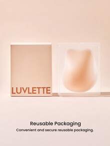LUVLETTE Invisible Skin-Friendly Sticky Self-Adhesive Anti-Sagging Shaping Lifting Breast Tape Nude Nipple Cover - Cinnamon - View 6