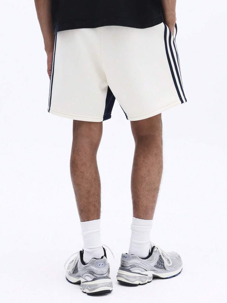 Color Block Shorts With Side Stripes
