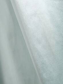 SHEIN 少女优雅连衣裙，绿色吊带修身针织缎面连衣裙，春夏时尚高端连衣裙 - 綠色 - 查看 5