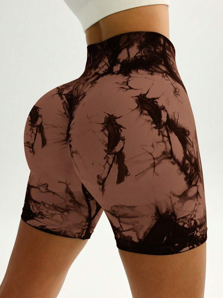 SHEIN Velisys Pantalones cortos deportivos de cintura alta casuales y de fitness para mujer - Multicolor - Añade 3