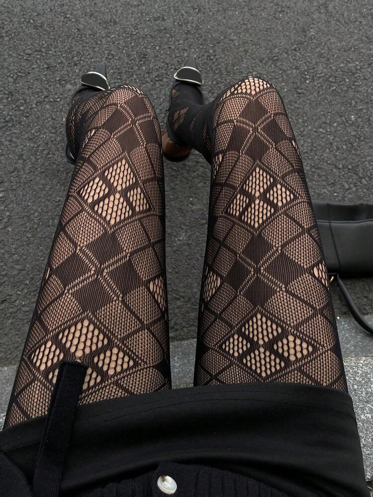 Women's Sexy Hollow Out Fishnet Sheer Tights