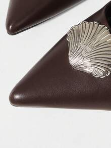 Mnmlis Tacones para mujer - Café integral - Ver 5