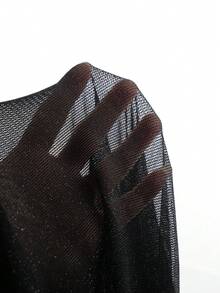 SaltGleam SaltGleam Women's Fashion Draped Neck Tank Top With Metal Buckle, Chic Ruched Cowl Neck Sleeveless Top, Versatile For Daily Wear, Party, Spring/Summer - Multicolor - View 6