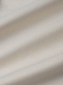 Manfinity Roghcode 男士休闲拼接T恤套装 - 杏色 - 查看 5