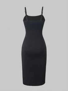 Sparklyn Tween Girl Floral Print Side Slit Hem Casual Cami Dress - Multicolor - View 3