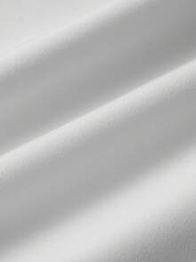 PAVTROS Men's Casual Eye & Teardrop Print Button Front Short Sleeve Shirt - White - View 6