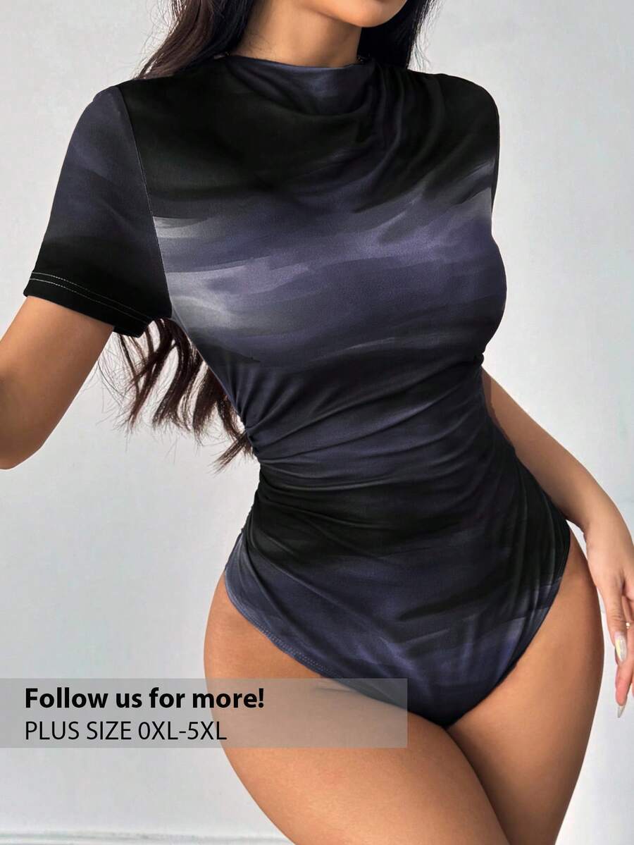 Firerie 大码女式扎染连体衣 - 彩色 - 查看 1