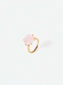 Opalesca 1 chiếc nhẫn pha lê tự nhiên (vân pha lê ngẫu nhiên), Trang phục, Phong cách cổ điển, Đính hạt, Phụ kiện cưới/cô dâu, Phong cách cổ tích/tiên nữ, Ngọc trai, Dành cho mẹ/phụ nữ/bé gái/người mẹ, Thanh lịch, Cao cấp, Sang trọng, Đính hạt pha lê, Phụ kiện cưới/cô dâu, Phong cách cổ tích/tiên nữ, Ngọc trai, Dành cho mẹ/phụ nữ/bé gái/người mẹ, Thanh lịch, Cao cấp, Hoa, Pha lê, Vàng, Lễ Phục sinh, Du lịch/Bãi biển/Kỳ nghỉ, Phong cách Boho - Vàng - Xem 2