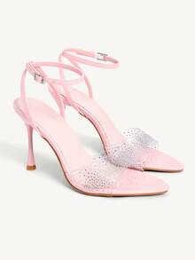 CUCCOO CHICEST Women Heeled Sandals - Pink - View 2
