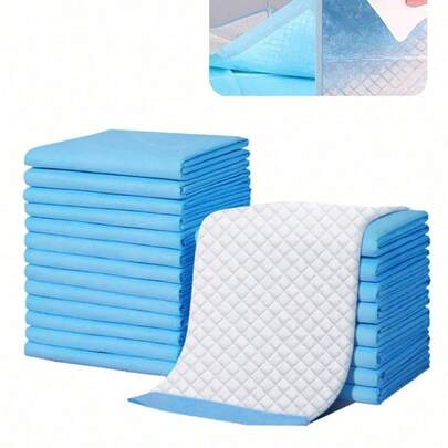 20/40/50/100片装一次性女性失禁床垫 - 防漏哺乳垫，适用于成人、老年人、产后护理和宠物 - 超强吸水防水保护