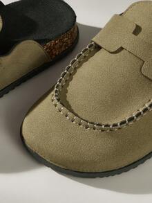 Solecia Women's Casual Versatile Commuting Minimalist Slip-On Flats - Dark Green - View 6