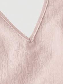 SHEIN MOD Women's Elegant Solid Color Backless Halter Dress, Summer - Baby Pink - View 5