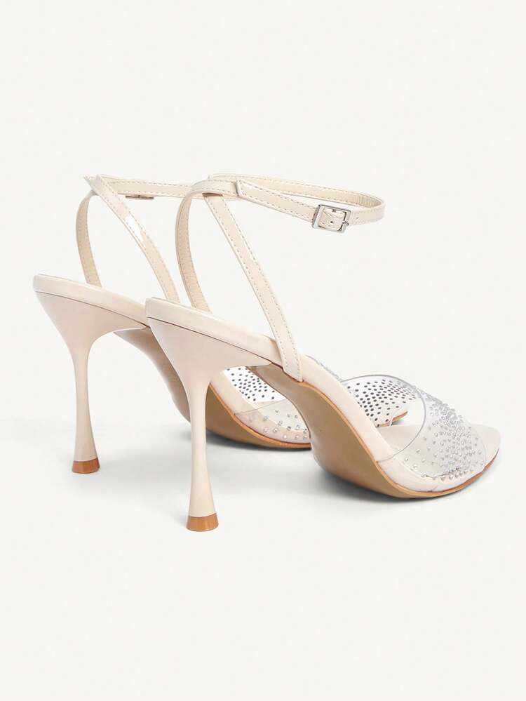 CUCCOO CHICEST Women Heeled Sandals Wedding Shoes Summer Shoes Bride Shoes