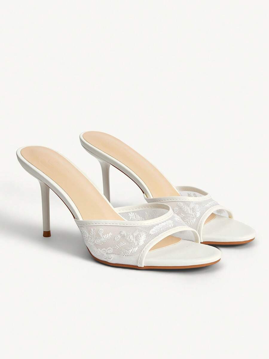 CUCCOO CHICEST Women Heeled Sandals - White - View 1