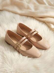 Balerina de charol - Beis - Ver 3