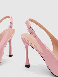 CUCCOO SZL 女士高跟单鞋水桌 - 珊瑚粉 - 查看 5