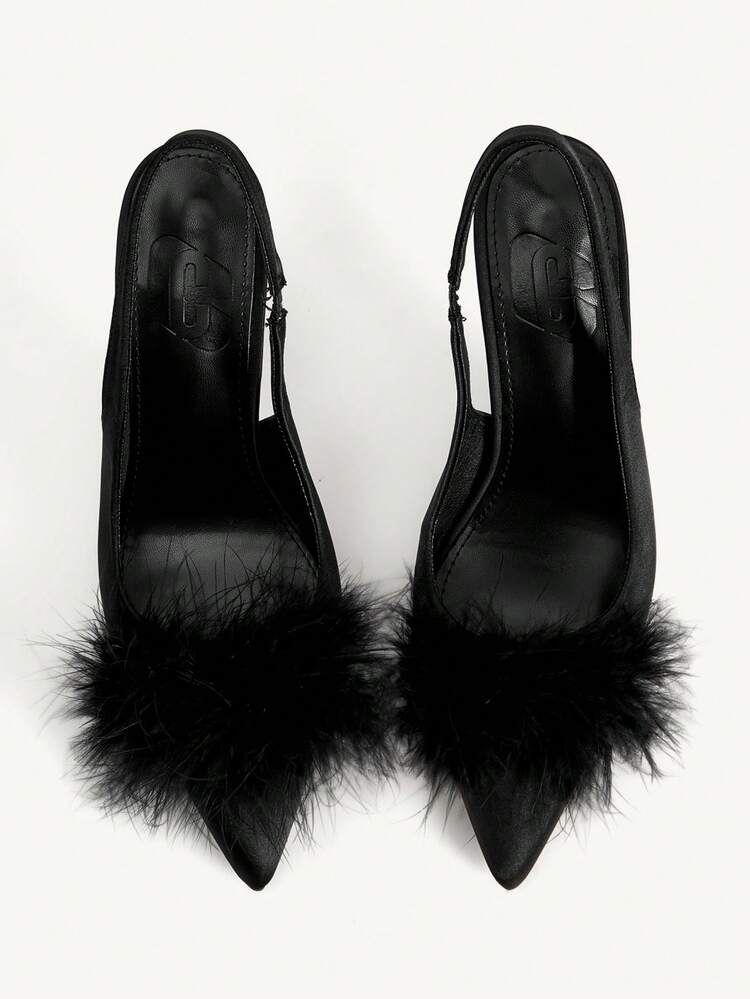 CUCCOO CHICEST Women's Pointed Toe Buckle Design Fashionable High Heels, Versatile For Daily Wear Summer Shoes Wedding Shoes Bride Shoes