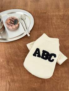 1PC ABC Letter Pet T-Shirt & Hoodie, Casual Fashion Pet Clothes For Small/Medium Dogs And Cats - Multicolor - View 23