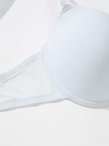 1件圣诞节女士钢圈文胸 - 水鴨藍 - 查看 5