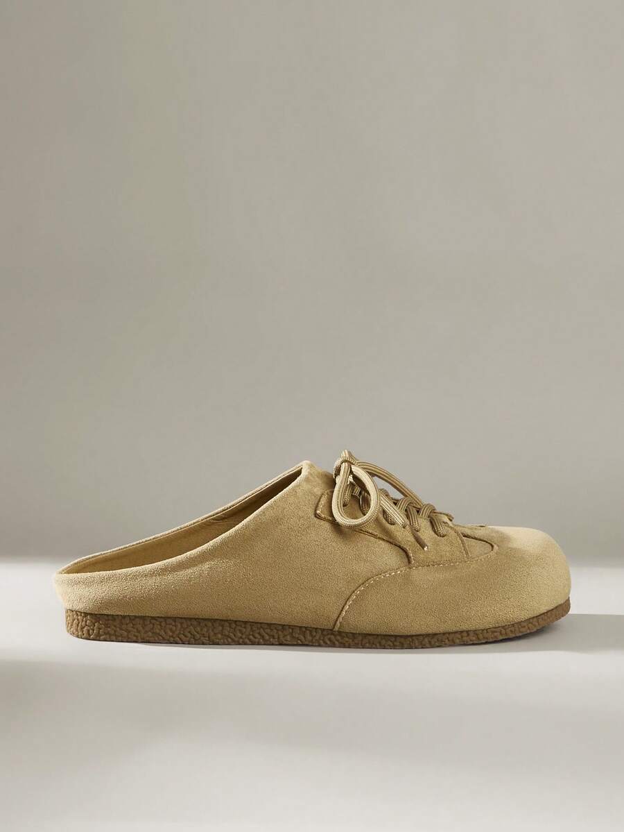 Solecia Women's Casual Versatile Commute Simple Flats - Khaki - View 1