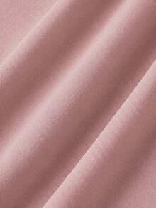 SHEIN MOD Plus Size Elegant Solid Color Backless Bow Decor Sleeveless Dress, Summer - Pink - View 5